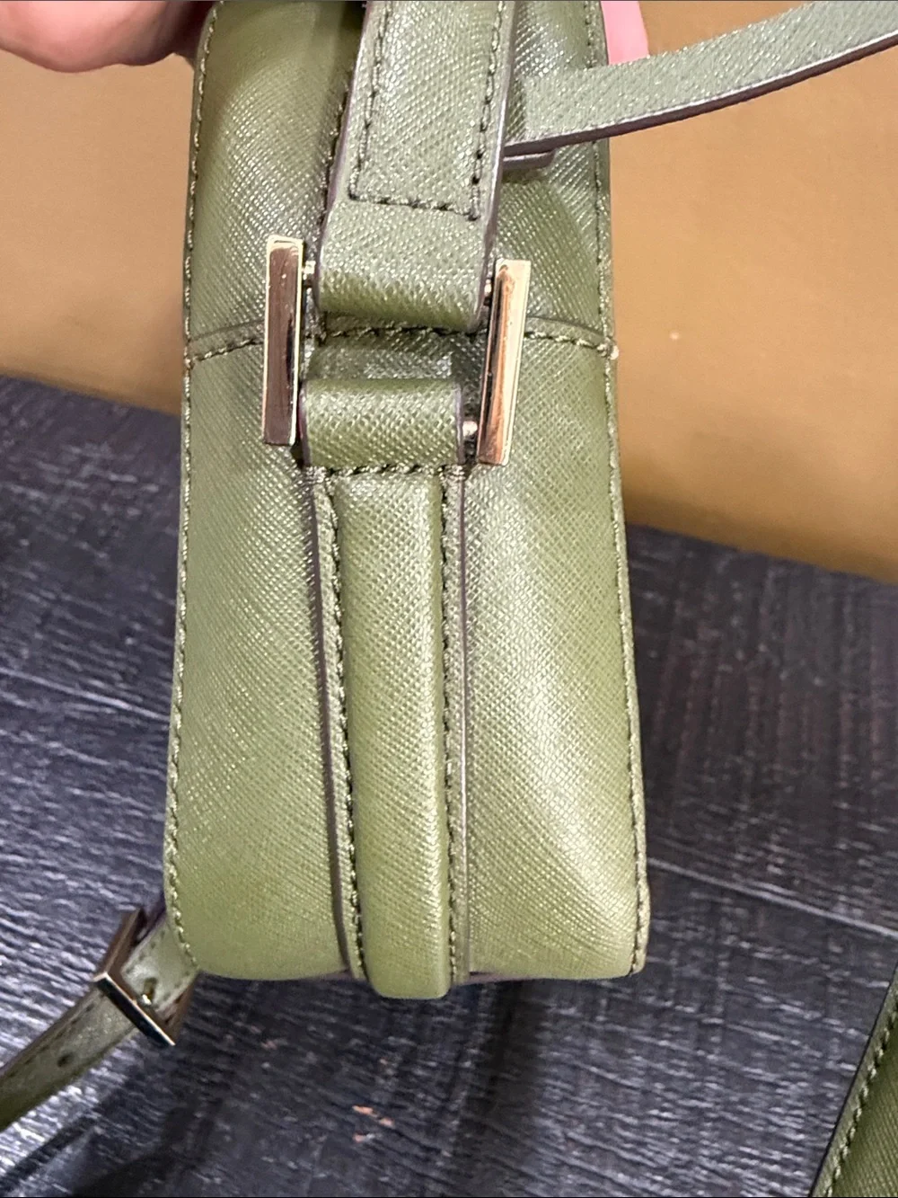 kate spade Olive Green Crossbody Camera Bag